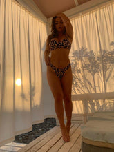 Load image into Gallery viewer, Bikini Swimwear Women Swimsuit  Leopard Bikini Set Women's Halter Triangle Bikini Bottom Cheeky Two Piece Swimsuits Push Up Bathing Suit Female Summer Beach Wear
