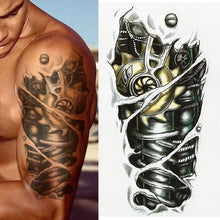 Load image into Gallery viewer, Elegant Temporary Waterproof Tattoos Big Tribal Sticker Black Large Body Art Makeup Fake Tattoo For Mens Womens
