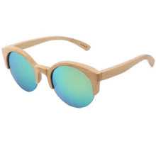 Load image into Gallery viewer, Elegant Wooden Design Classic Sunglasses Design Stylish Popular Wooden Sunglasses For Men &amp; Women  Round Bamboo Glasses Mirror Sun Glasses Retro Glasses
