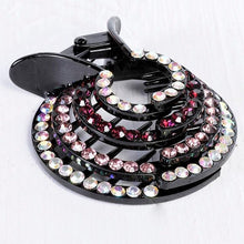 Load image into Gallery viewer, New Crystal Bird Nest Ponytail Holder Fair Crab Claw Clip Hairpin Rhinestone for Women Girls Accessories Barrettes Headwear Gorgeous Hair Accessories For Women
