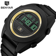 Load image into Gallery viewer, Digital Sport Men Watch Waterproof LED Wrist Watch Modern Round Black Design For Mens
