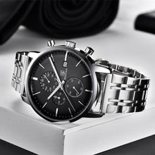 Load image into Gallery viewer, 2021 New Business Men Watch Full Steel Quartz Luxury Casual Waterproof Leather Sports Male Wristwatch
