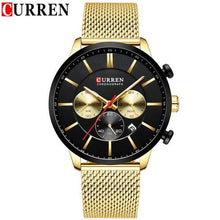 Load image into Gallery viewer, Unisex Elegant  Stainless Steel Watch With  Chronometer And Date Display Excellent Design Perfect Gift
