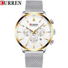 Load image into Gallery viewer, Unisex Elegant  Stainless Steel Watch With  Chronometer And Date Display Excellent Design Perfect Gift

