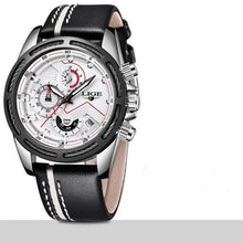 Load image into Gallery viewer, Waterproof Men's Sports  Watch With Leather Transparent Belts, Chronometers Day View Perfect Gift
