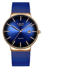 Load image into Gallery viewer, Men's Elegant  Watch With Stainless Steel Straps And Special Date Display Excellent Look Unique Design Perfect Gift
