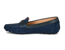 Load image into Gallery viewer, PIPER Leather Driving Loafer Navy
