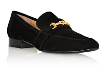 Load image into Gallery viewer, Adonis Black Nubuck Leather Loafer
