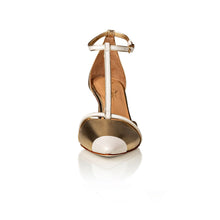 Load image into Gallery viewer, Desiree Gold / Off White Nappa

