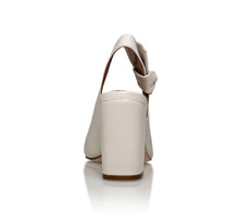 Load image into Gallery viewer, Daphne Leather Slingback Pump Off-White
