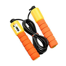 Load image into Gallery viewer, Professional Sponge Jump Ropes With Counter Sports Fitness Adjustable Fast Speed Counting Jump Skip Tangle-Free Rapid Speed Jump Rope With Counter For Aerobic Exercise Sports Fitness Cardio Workout Adjustable Cable Soft Sponge Non-Slip Handle
