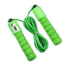 Load image into Gallery viewer, Professional Sponge Jump Ropes With Counter Sports Fitness Adjustable Fast Speed Counting Jump Skip Tangle-Free Rapid Speed Jump Rope With Counter For Aerobic Exercise Sports Fitness Cardio Workout Adjustable Cable Soft Sponge Non-Slip Handle
