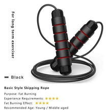 Load image into Gallery viewer, Professional Weight Loss Jump Rope Counter Speed Digital Jump Rope Adjustable Cordless Skipping Rope With Counter Adjustable Digital Counter Weighted Speed Skipping Rope With Weight Calorie Timer Circles For Training Fitness
