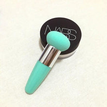 Load image into Gallery viewer, Professional Women Beauty Sponge Mushroom Head Powder Puff With Handle Smooth Shaped Make Up Colorful Sylish Design
