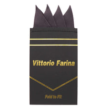 Load image into Gallery viewer, Vittorio Farina Pre-Folded Pocket Square (Four-Point)
