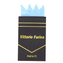 Load image into Gallery viewer, Vittorio Farina Pre-Folded Pocket Square (Four-Point)
