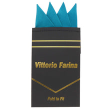 Load image into Gallery viewer, Vittorio Farina Pre-Folded Pocket Square (Four-Point)
