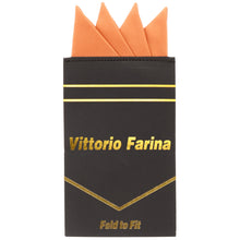 Load image into Gallery viewer, Vittorio Farina Pre-Folded Pocket Square (Four-Point)
