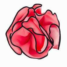 Load image into Gallery viewer, Vittorio Farina Round Pocket Square with Embroidered Piping
