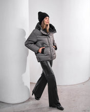 Load image into Gallery viewer, Metropolitan Wool-Effect Down Fill Jacket
