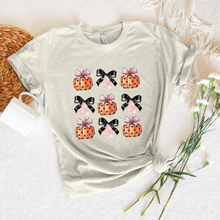 Load image into Gallery viewer, Pumpkin Bows Tee or Sweatshirt
