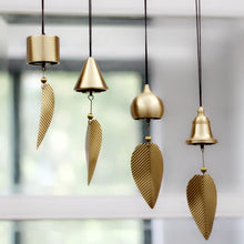 Load image into Gallery viewer, Pure Copper Wind Chimes Ornaments Exquisite Hanging Harmony Bells Garden Rustic Relaxing Tranquil Wind Chimes Japanese Home Balcony Bedroom Wind Chimes Car Pendant Birthday Gift Supplies
