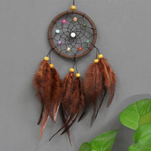 Load image into Gallery viewer, Pure Handmade Dream Catcher Hanging Ornaments Indian Style For Wall Decoration Birthday Gift Decorations Wind Chimes Home Wall Hanging Decora Wedding Decoration Craft Photography
