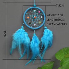Load image into Gallery viewer, Pure Handmade Dream Catcher Hanging Ornaments Indian Style For Wall Decoration Birthday Gift Decorations Wind Chimes Home Wall Hanging Decora Wedding Decoration Craft Photography
