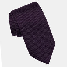 Load image into Gallery viewer, Plum - Silk Grenadine Tie
