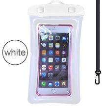 Load image into Gallery viewer, Purple Universal Waterproof Phone Case Water Proof Swim Pouch Bag Cases For iPhone Floating Phone Protector Smartphone Touchscreen Waterproof Pouch
