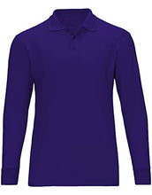 Load image into Gallery viewer, Boys/ Unisex Long Sleeve Pique Polo Shirt
