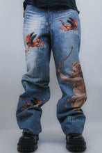 Load image into Gallery viewer, RM205B BABY - Graphic Printed Baggy Jeans
