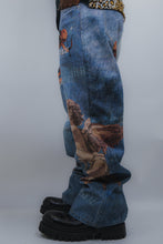 Load image into Gallery viewer, RM205B BABY - Graphic Printed Baggy Jeans
