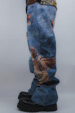 Load image into Gallery viewer, RM205B BABY - Graphic Printed Baggy Jeans
