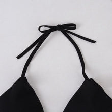 Load image into Gallery viewer, Push Up Bikini Set Swimsuits High Waist Swimwear Women Ribbed Bathing Suits Brazilian Bikinis Swimsuit for Women  Bottom Triangle Bikinis Top Bathing Suit
