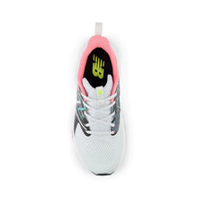 Load image into Gallery viewer, New Balance unisex-child Rave Run V2 Lace-up 12 Little Kid Quartz Grey/Ultra Pink/Cyber Jade - # GIAA71710004
