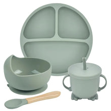 Load image into Gallery viewer, Silicone Baby Feeding Spoon Set - # BAGE21110006

