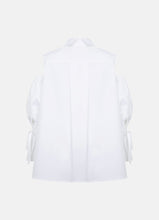 Load image into Gallery viewer, Quarta Open Shoulders White Organic Cotton Shirt
