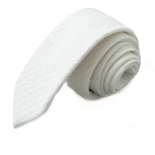Load image into Gallery viewer, Quilted White - Men's Tie
