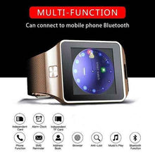 Load image into Gallery viewer, Bluetooth android smart watch with Camera Clock SIM TF Slot smartwatch
