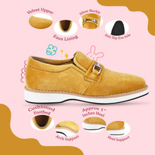 Load image into Gallery viewer, Rachel Kids Velvet Buckle semi casual Loafer
