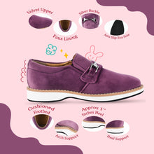Load image into Gallery viewer, Rachel Kids Velvet Buckle semi casual Loafer
