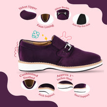 Load image into Gallery viewer, Rachel Kids Velvet Buckle semi casual Loafer
