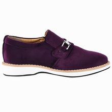 Load image into Gallery viewer, Rachel Kids Velvet Buckle semi casual Loafer
