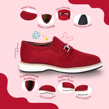 Load image into Gallery viewer, Rachel Kids Velvet Buckle semi casual Loafer
