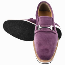 Load image into Gallery viewer, Rachel Kids Velvet Buckle semi casual Loafer
