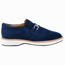 Load image into Gallery viewer, Rachel Kids Velvet Buckle semi casual Loafer
