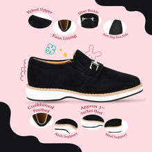 Load image into Gallery viewer, Rachel Kids Velvet Buckle semi casual Loafer
