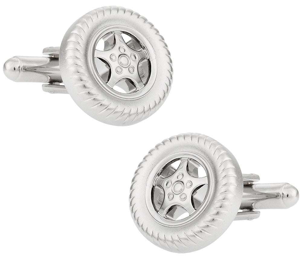 Racing Tire Cufflinks