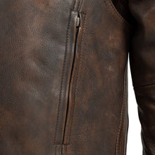 Load image into Gallery viewer, Raider Men's Motorcycle Leather Jacket
